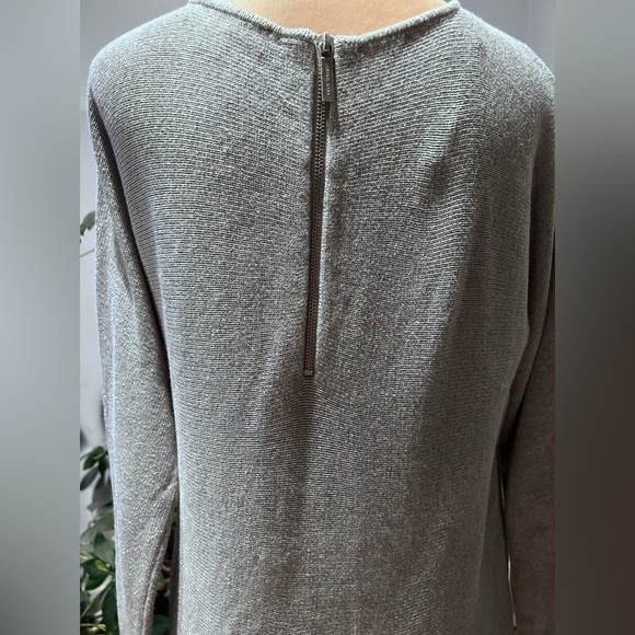 Micheal by Micheal Kors Cotton blend small gray tunic sweater Cute! - Picture 6 of 16